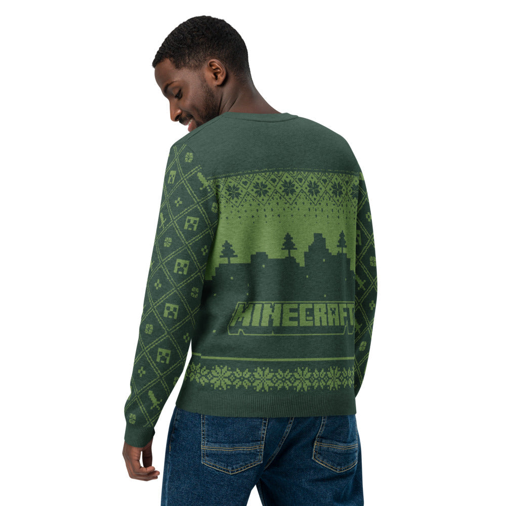 Minecraft Creeper Unisex Knit Sweater
