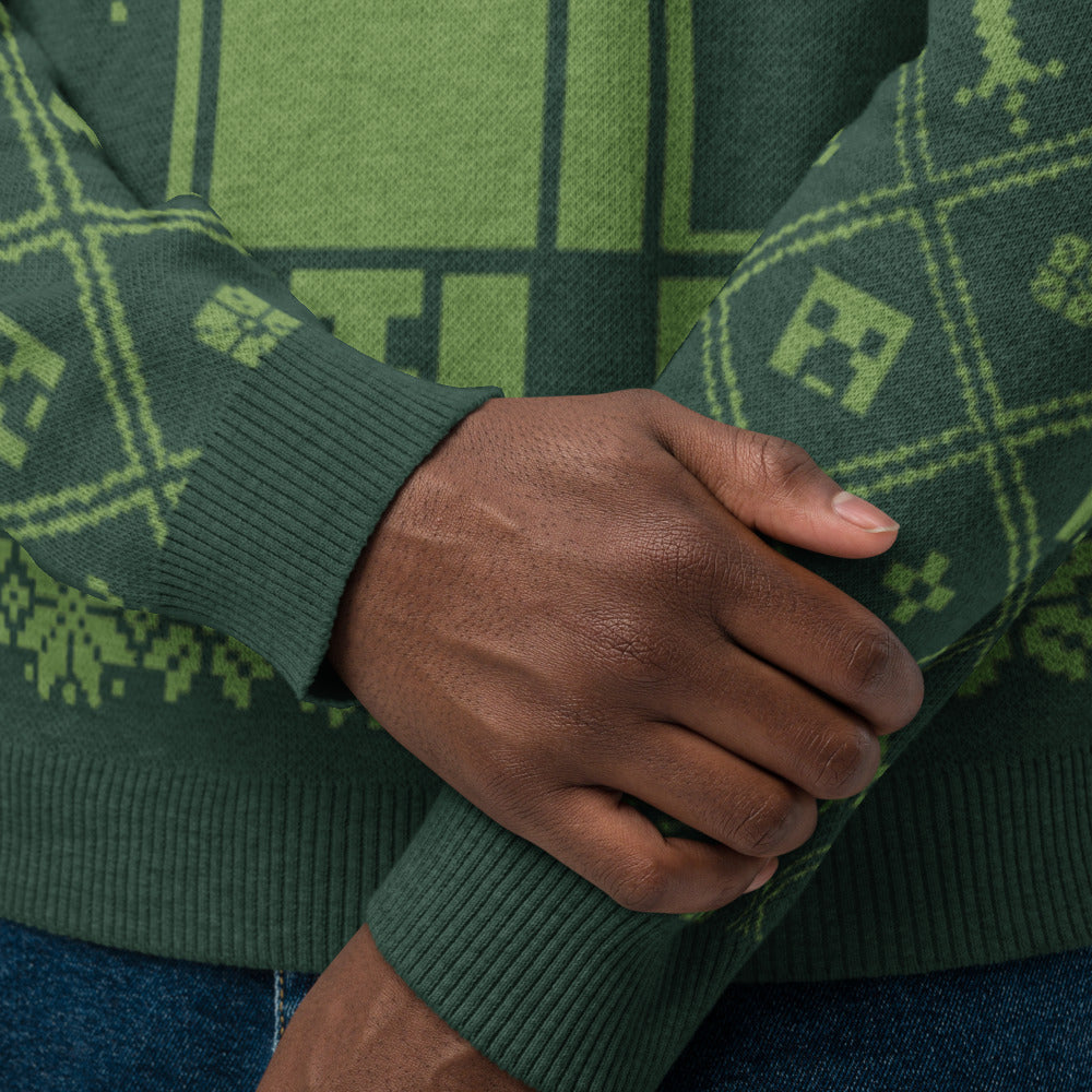 Minecraft Creeper Unisex Knit Sweater
