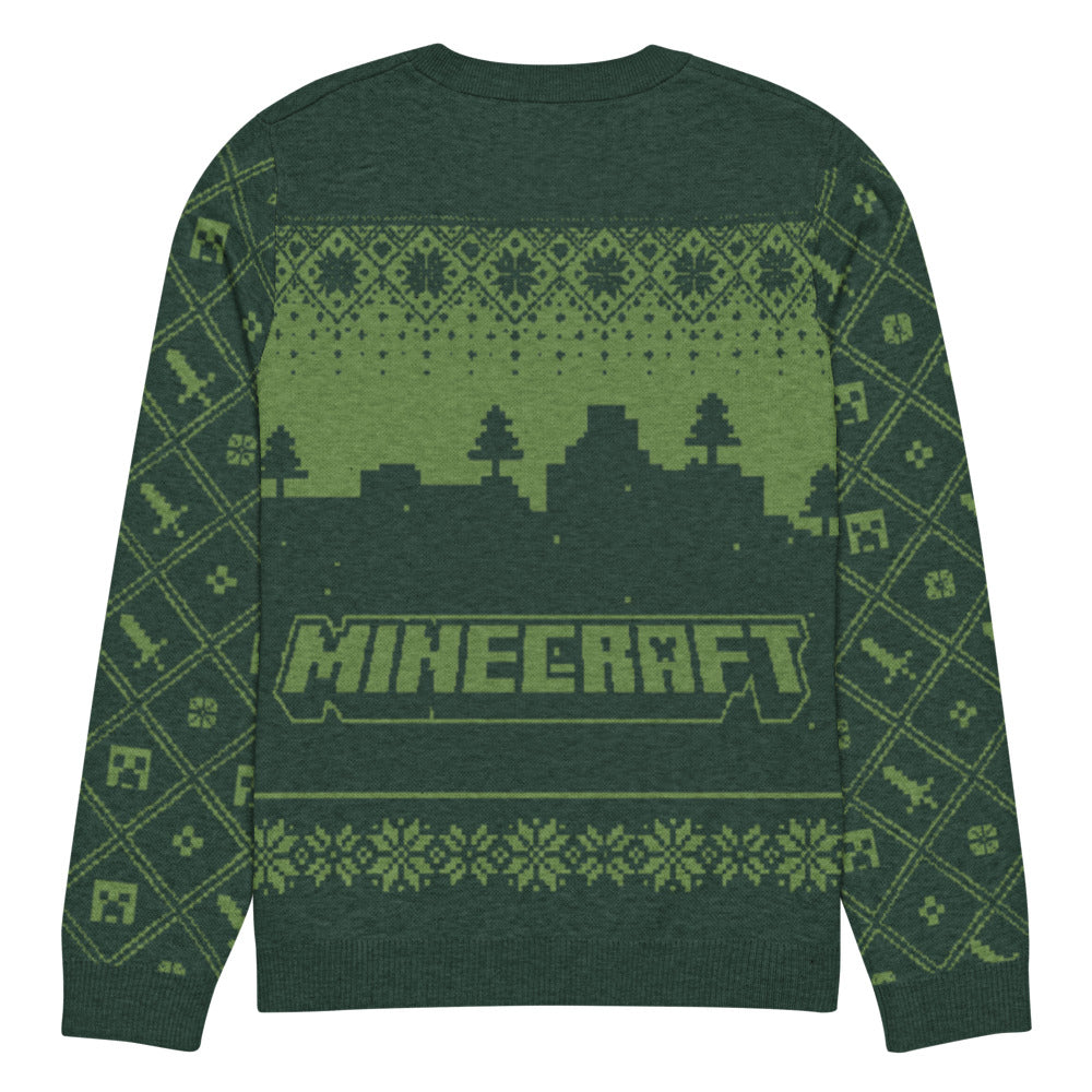 Minecraft Creeper Unisex Knit Sweater