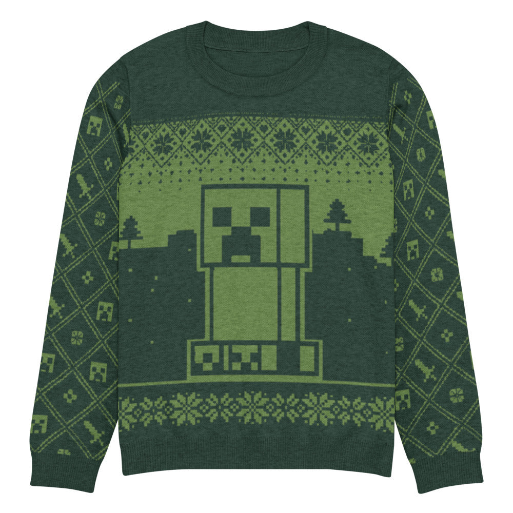 Minecraft Creeper Unisex Knit Sweater