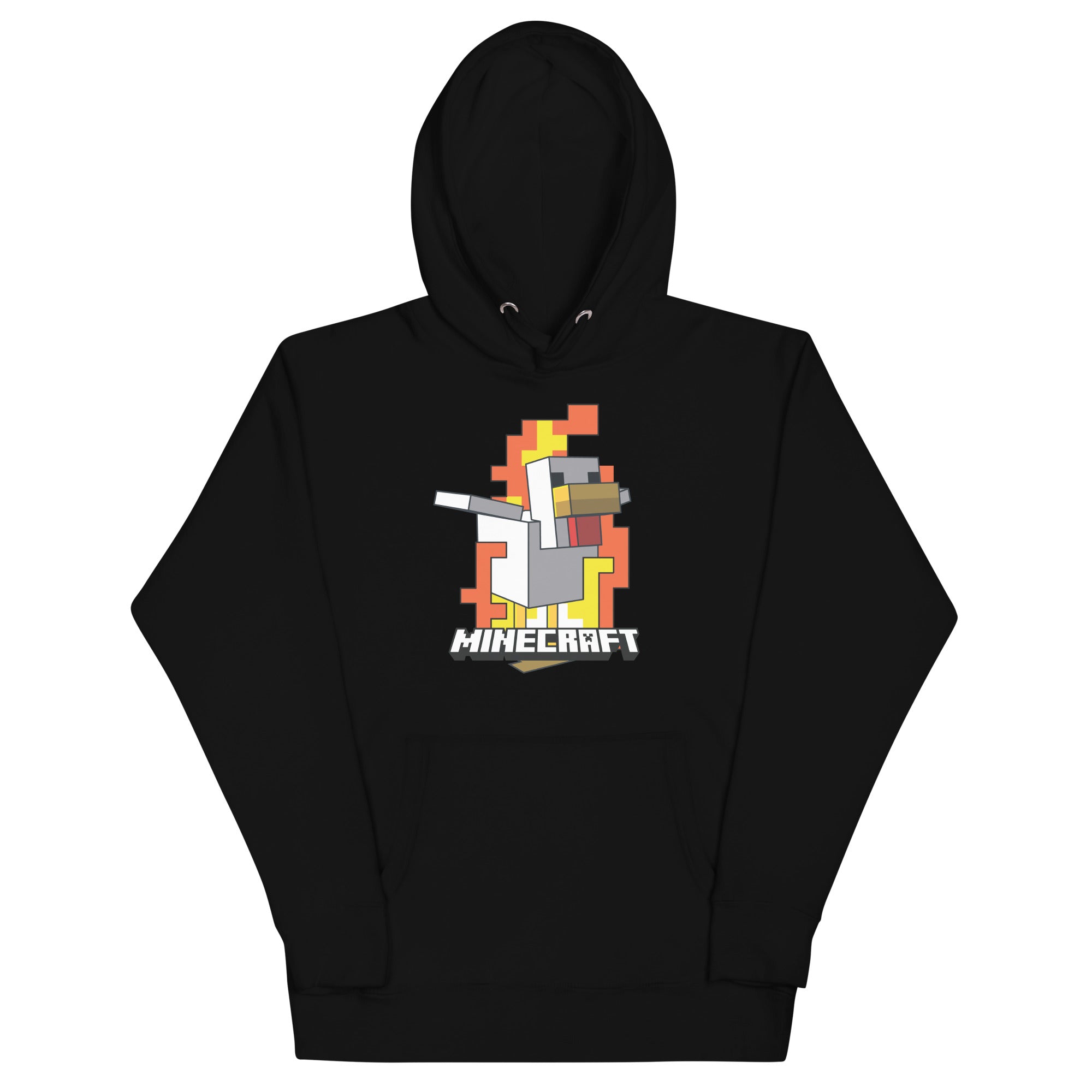 Minecraft Hoodie Fire Chicken