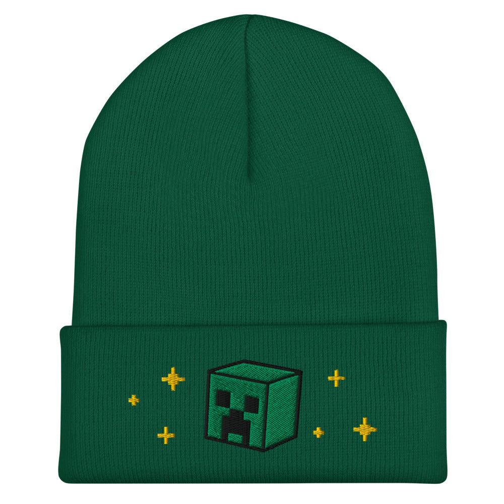 Minecraft Seasons Greetings Cuffed Beanie