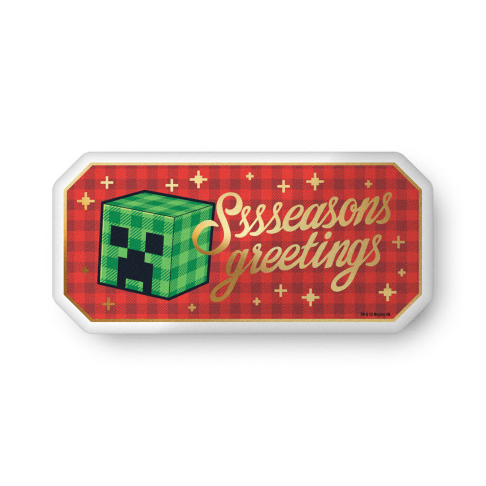 Minecraft Sssseasons Greetings Pillows