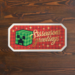 Minecraft Sssseasons Greetings Pillows