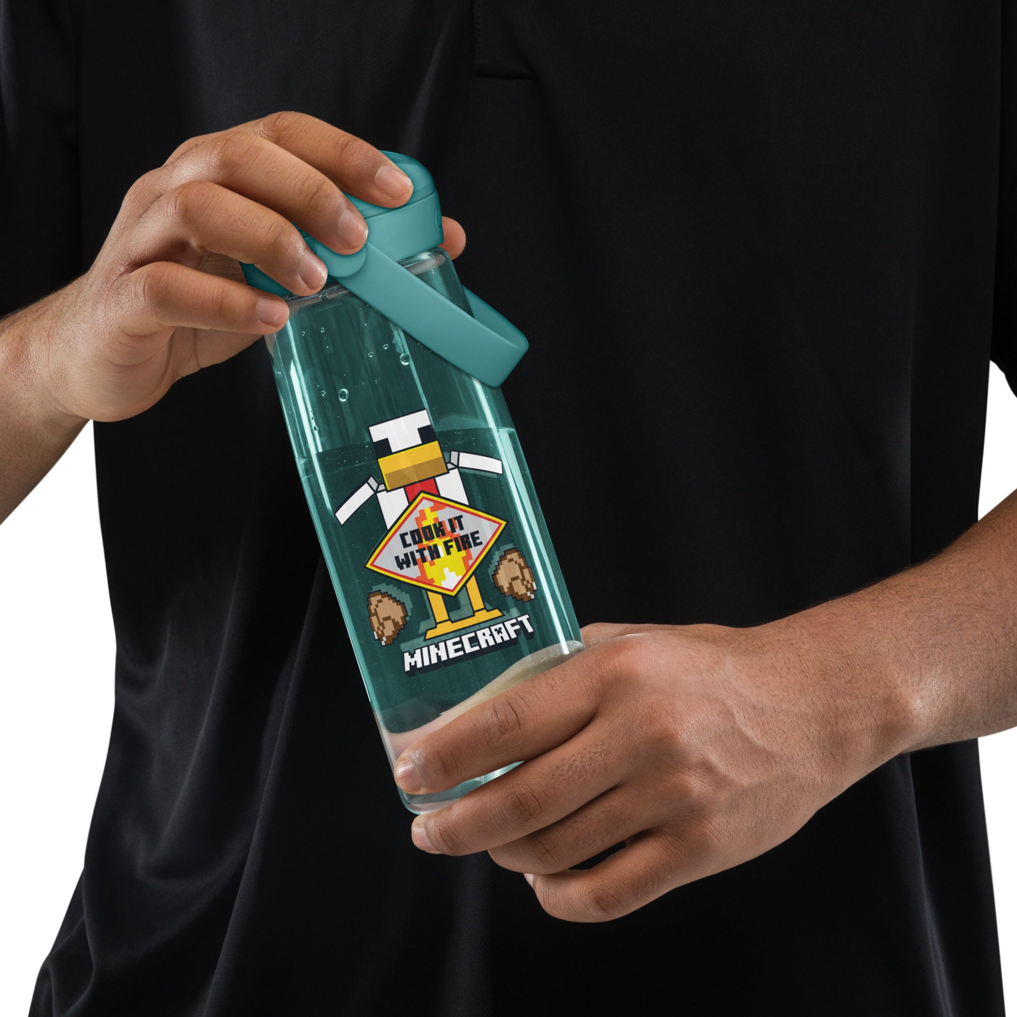 Minecraft Water Bottle Cook It With Fire | CamelBak Thrive®
