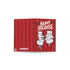 Minecraft Color Me Chicken Jockey Holiday Greeting Card