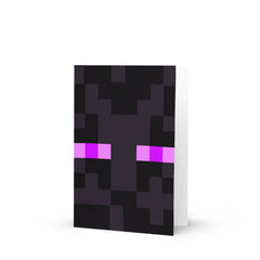 Minecraft Enderman Greeting Card