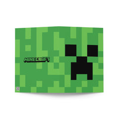 Minecraft Creeper Greeting Card