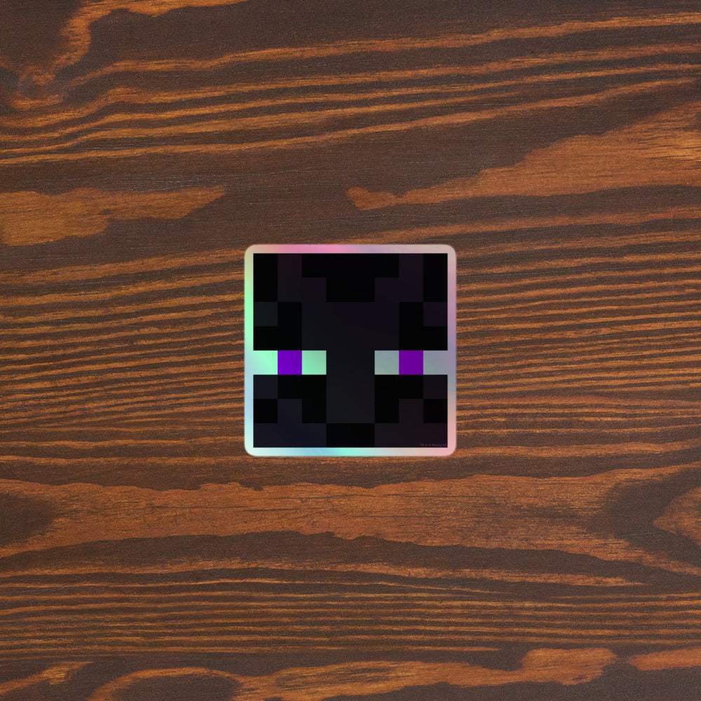 Minecraft Enderman Holographic Sticker