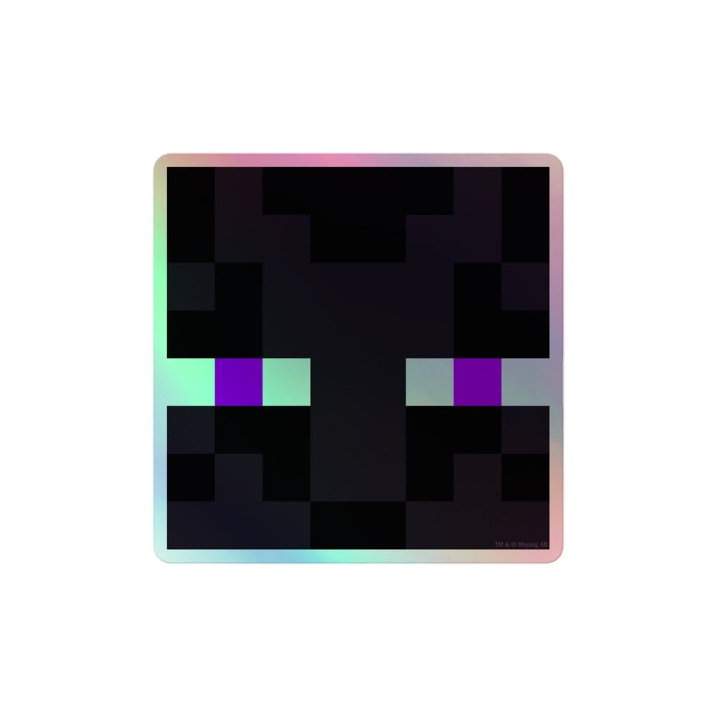Minecraft Enderman Holographic Sticker