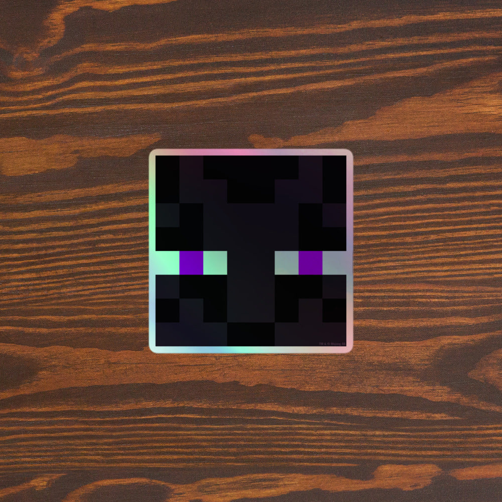 Minecraft Enderman Holographic Sticker