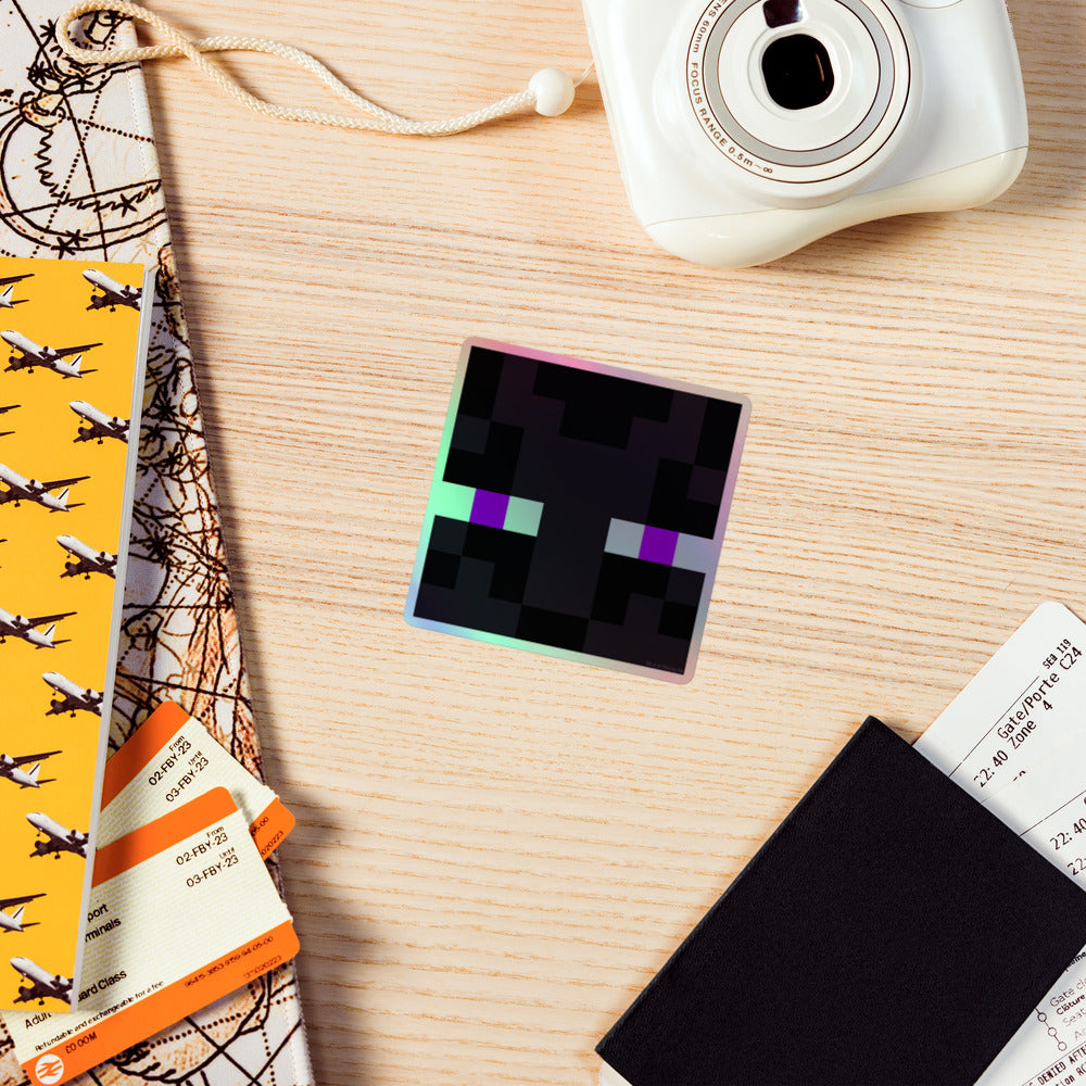 Minecraft Enderman Holographic Sticker