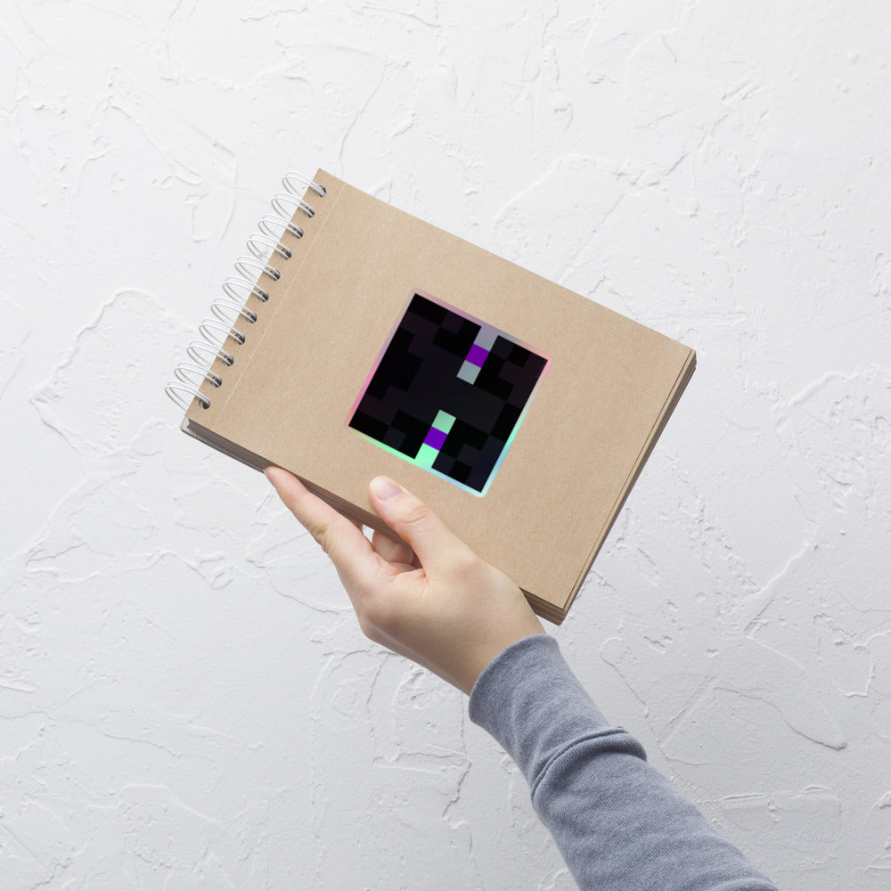 Minecraft Enderman Holographic Sticker
