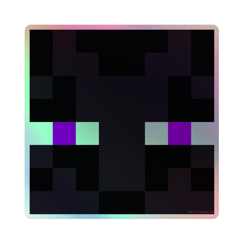 Minecraft Enderman Holographic Sticker