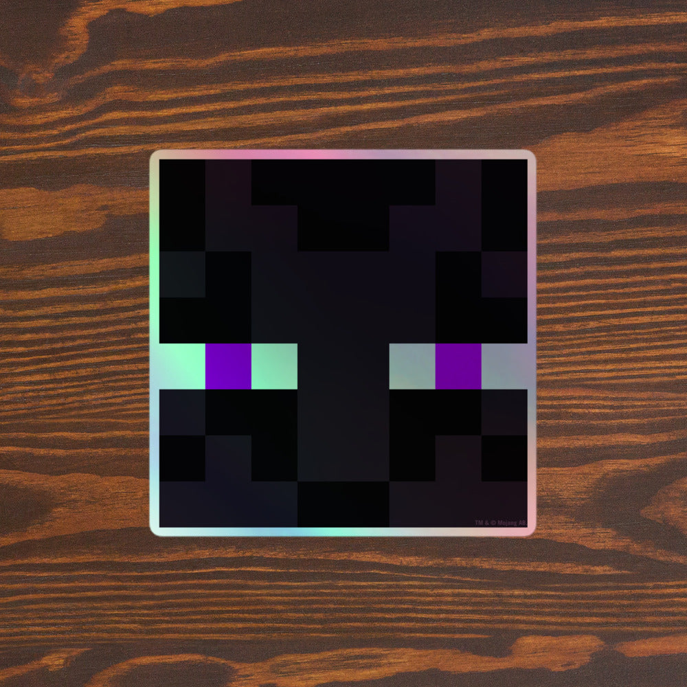 Minecraft Enderman Holographic Sticker