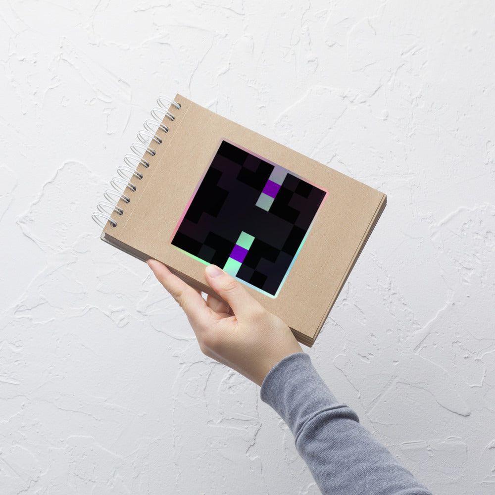 Minecraft Enderman Holographic Sticker