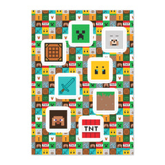 Minecraft Character Checker Sticker Sheet