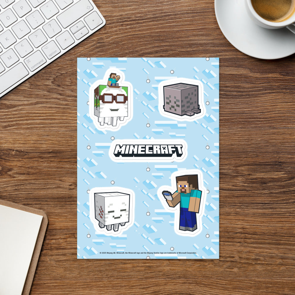 Minecraft Summer Sticker Sheet