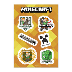 Minecraft Sticker Sheet Collegiate