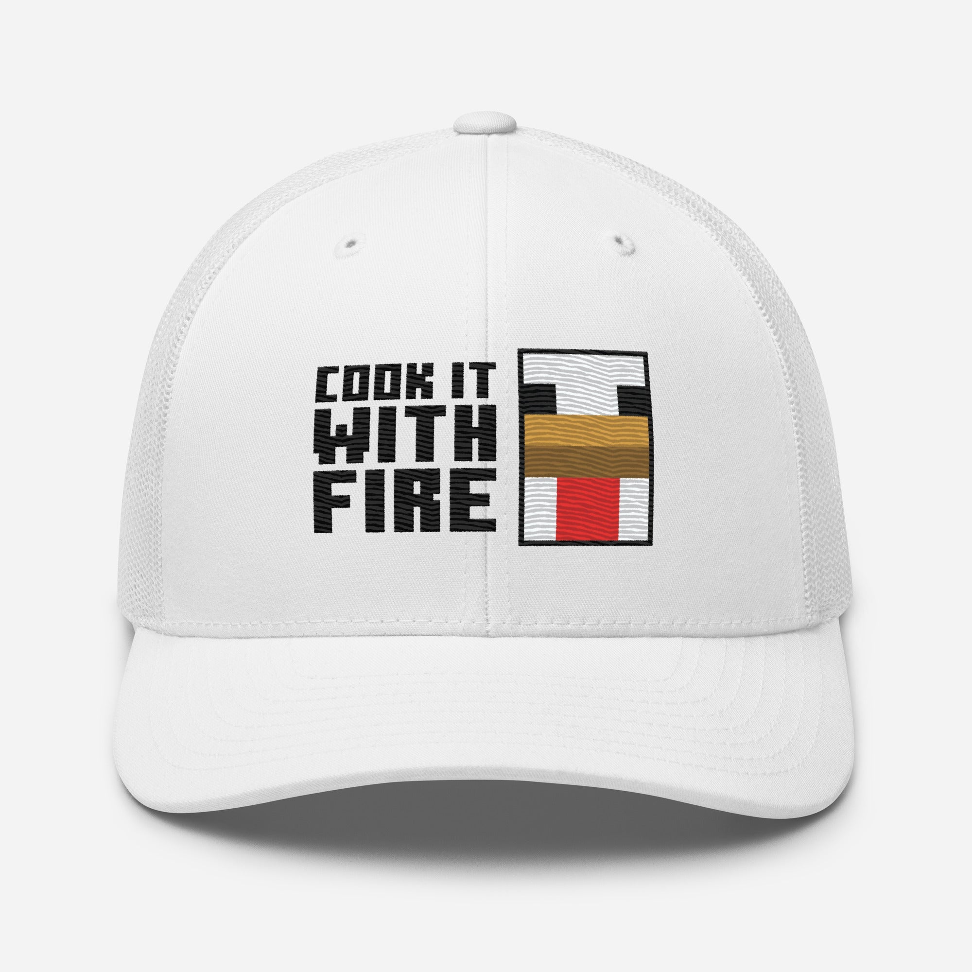 Minecraft Trucker Hat Cook It With Fire