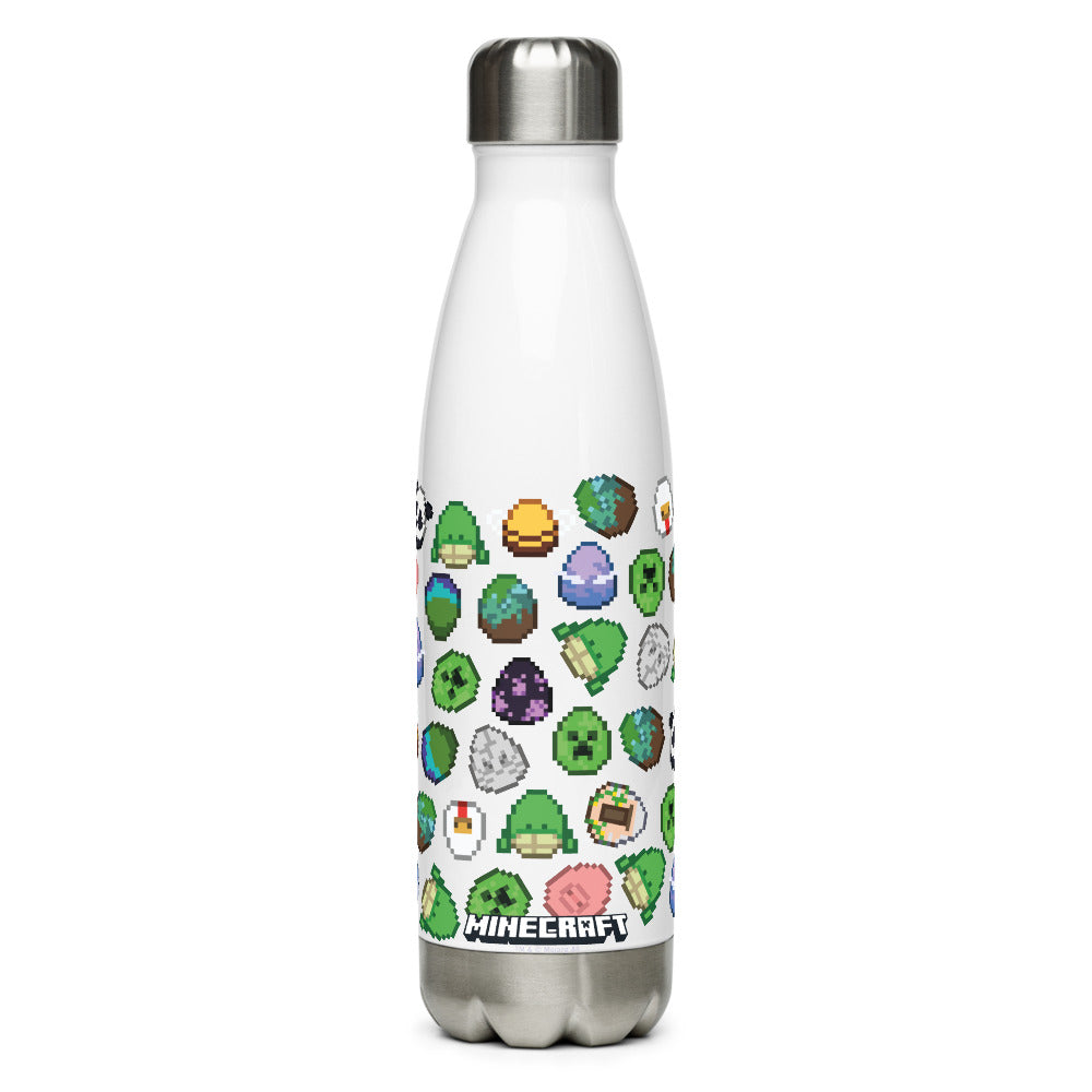 Minecraft Egg Pattern Stainless Steel Water Bottle