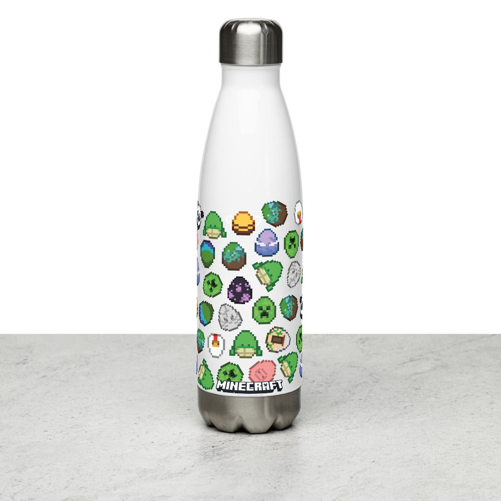 Minecraft Egg Pattern Stainless Steel Water Bottle