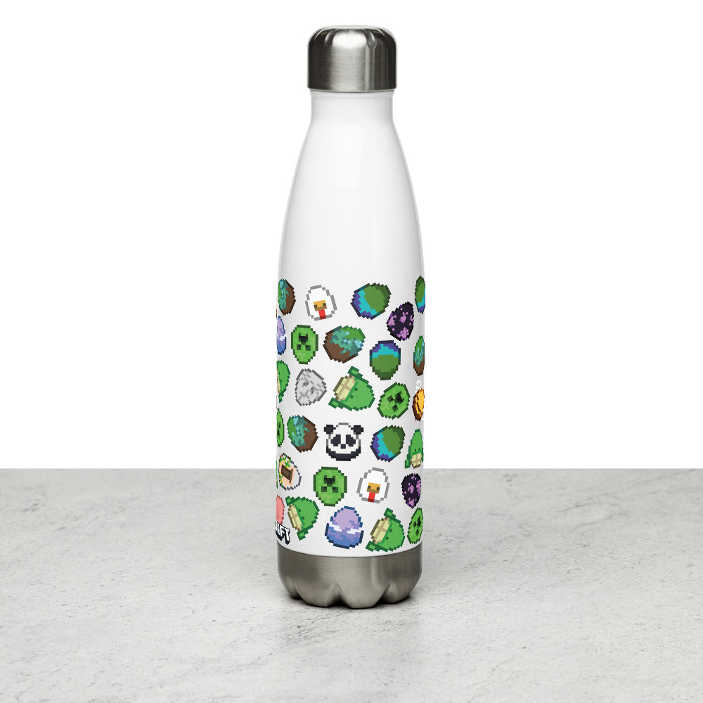 Minecraft Egg Pattern Stainless Steel Water Bottle