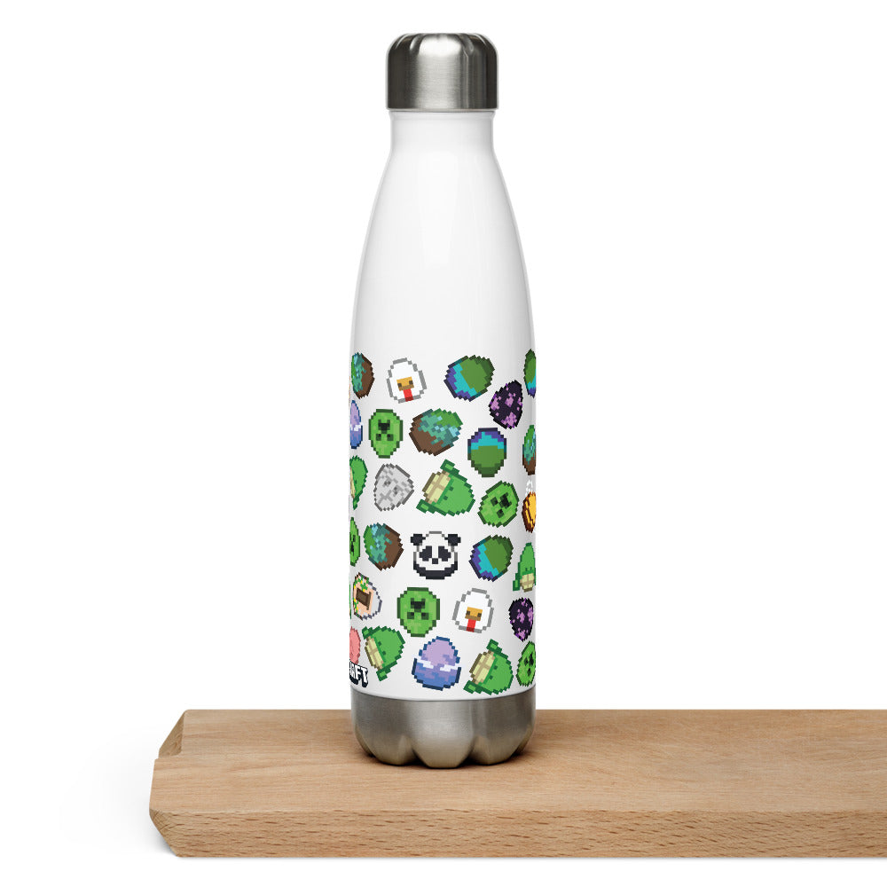 Minecraft Egg Pattern Stainless Steel Water Bottle