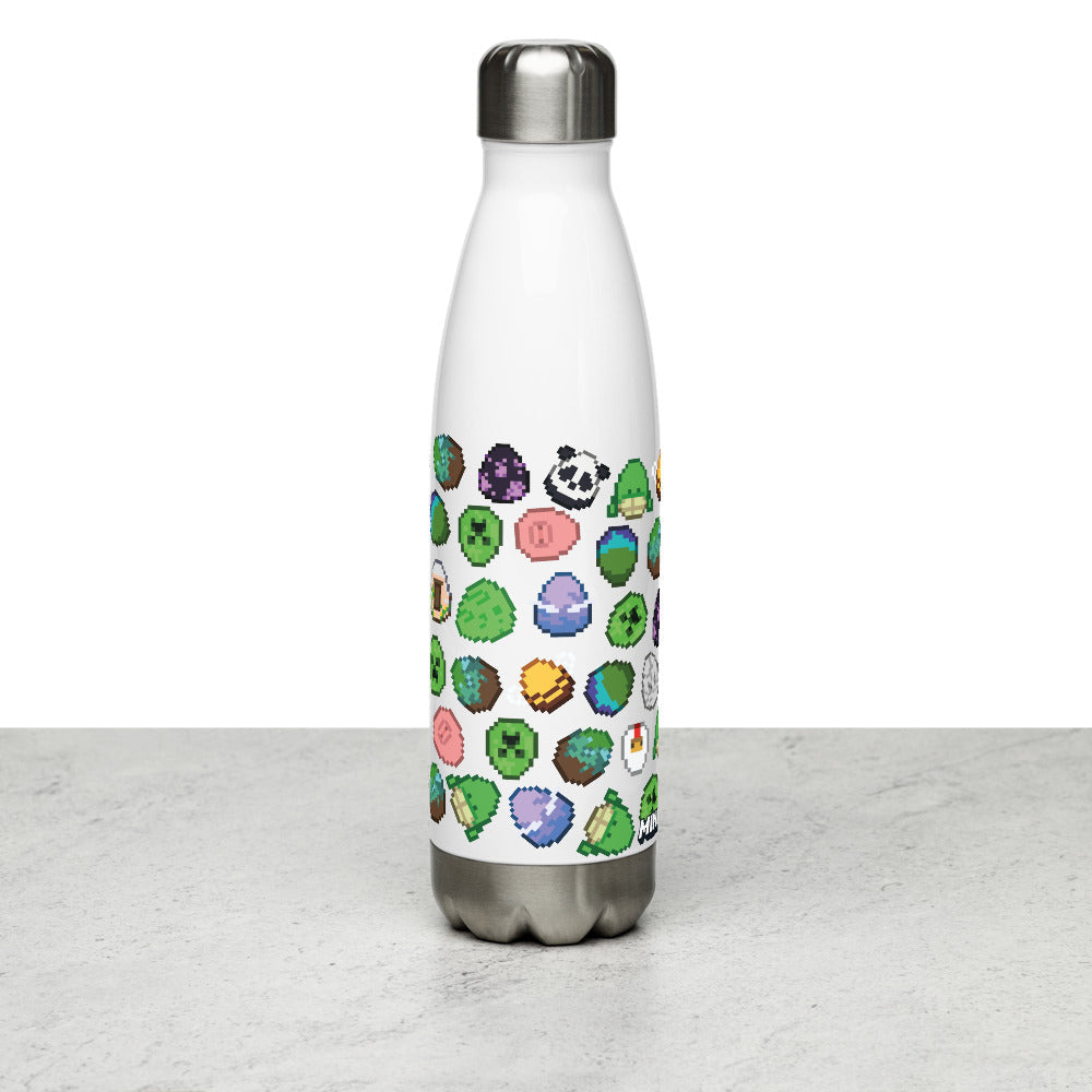 Minecraft Egg Pattern Stainless Steel Water Bottle