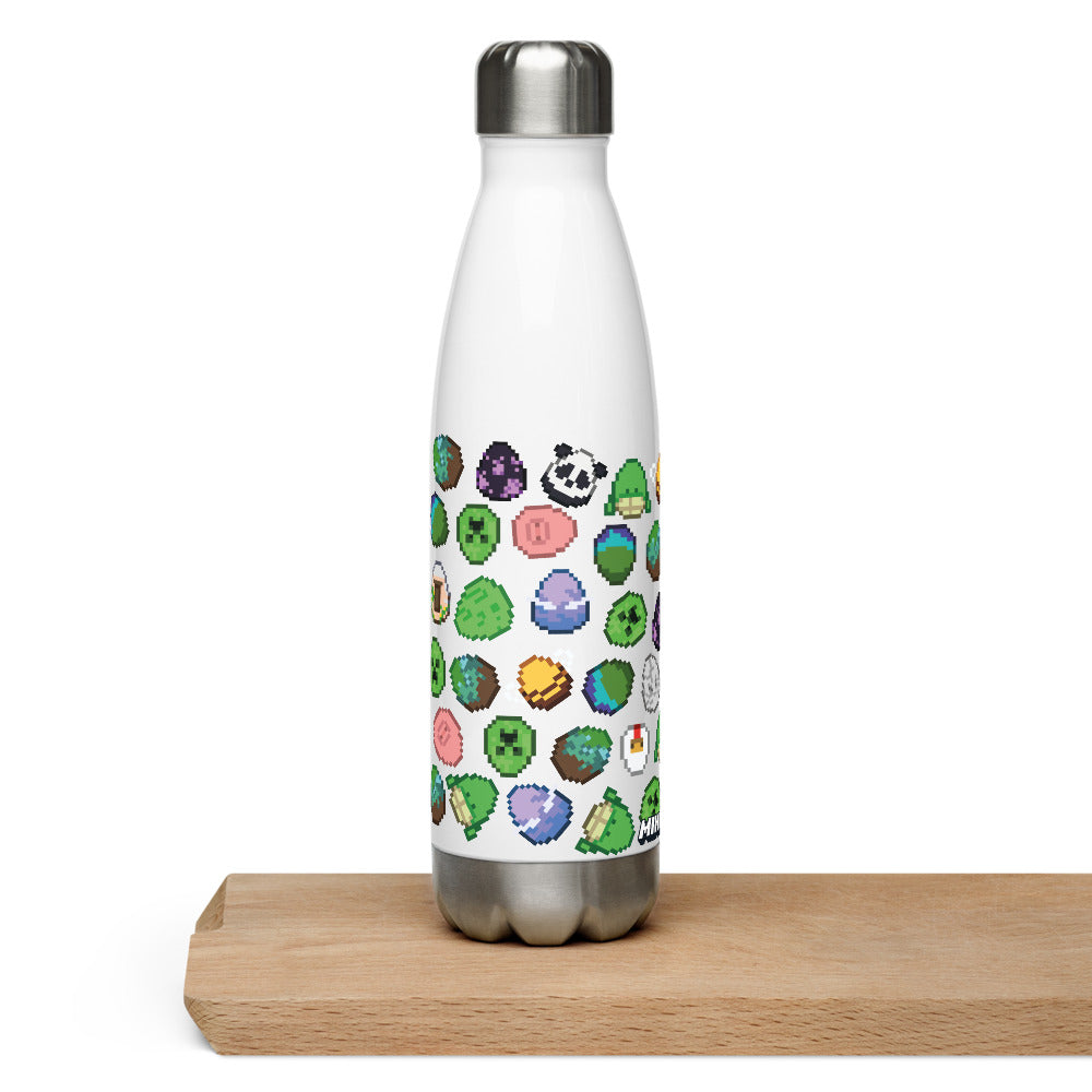 Minecraft Egg Pattern Stainless Steel Water Bottle