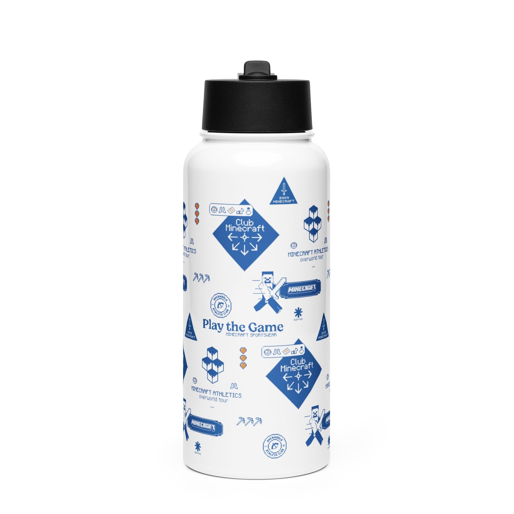 Minecraft Play The Game Water Bottle