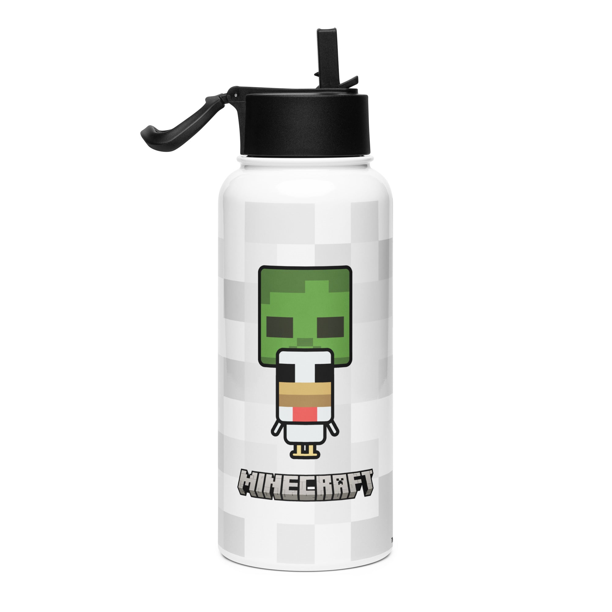 Minecraft Water Bottle Chibi Chicken Jockey