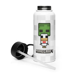 Minecraft Water Bottle Chibi Chicken Jockey