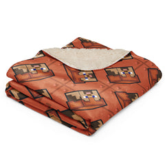 Minecraft The Copper Age Premium Sherpa Blanket