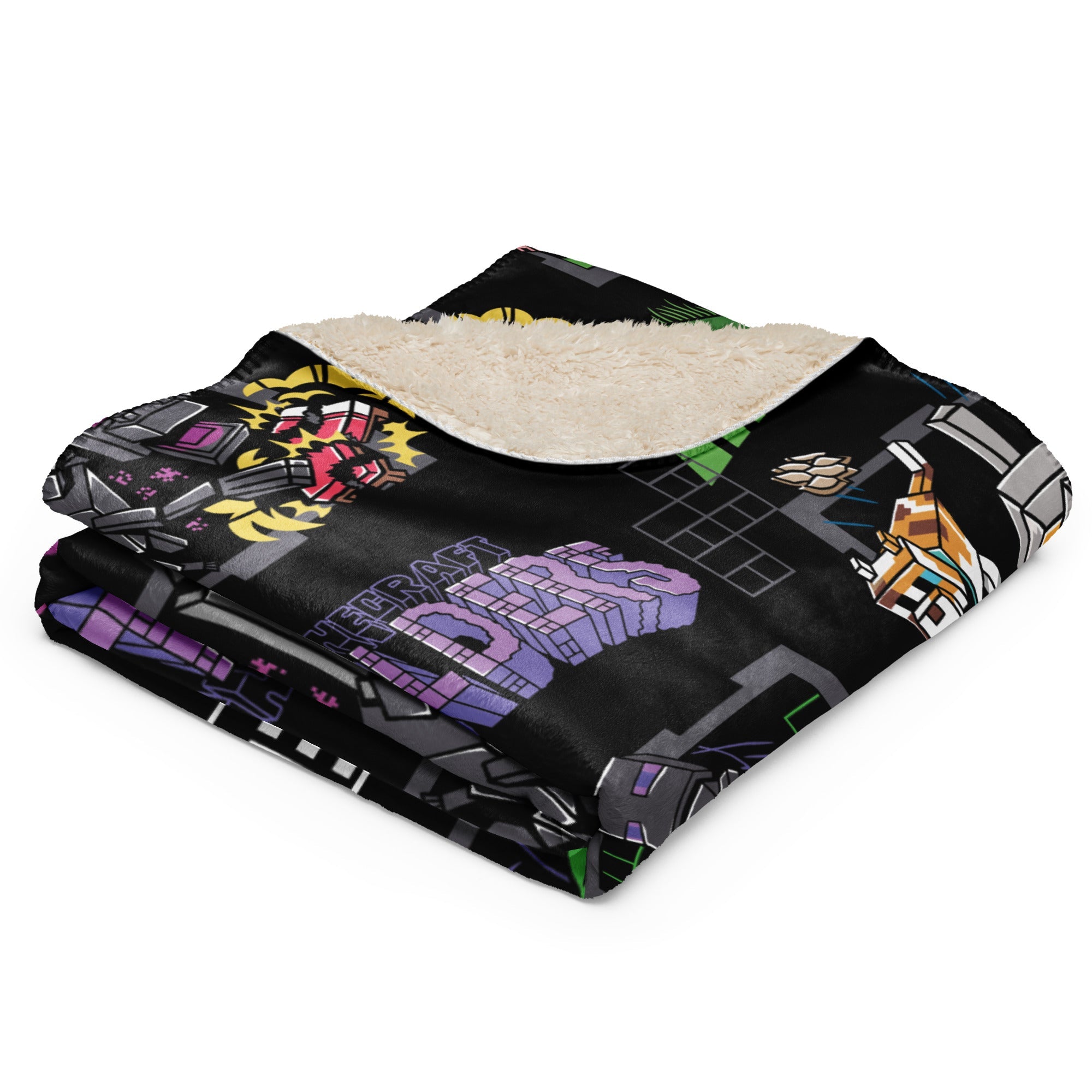 Minecraft Sherpa Blanket Mascot