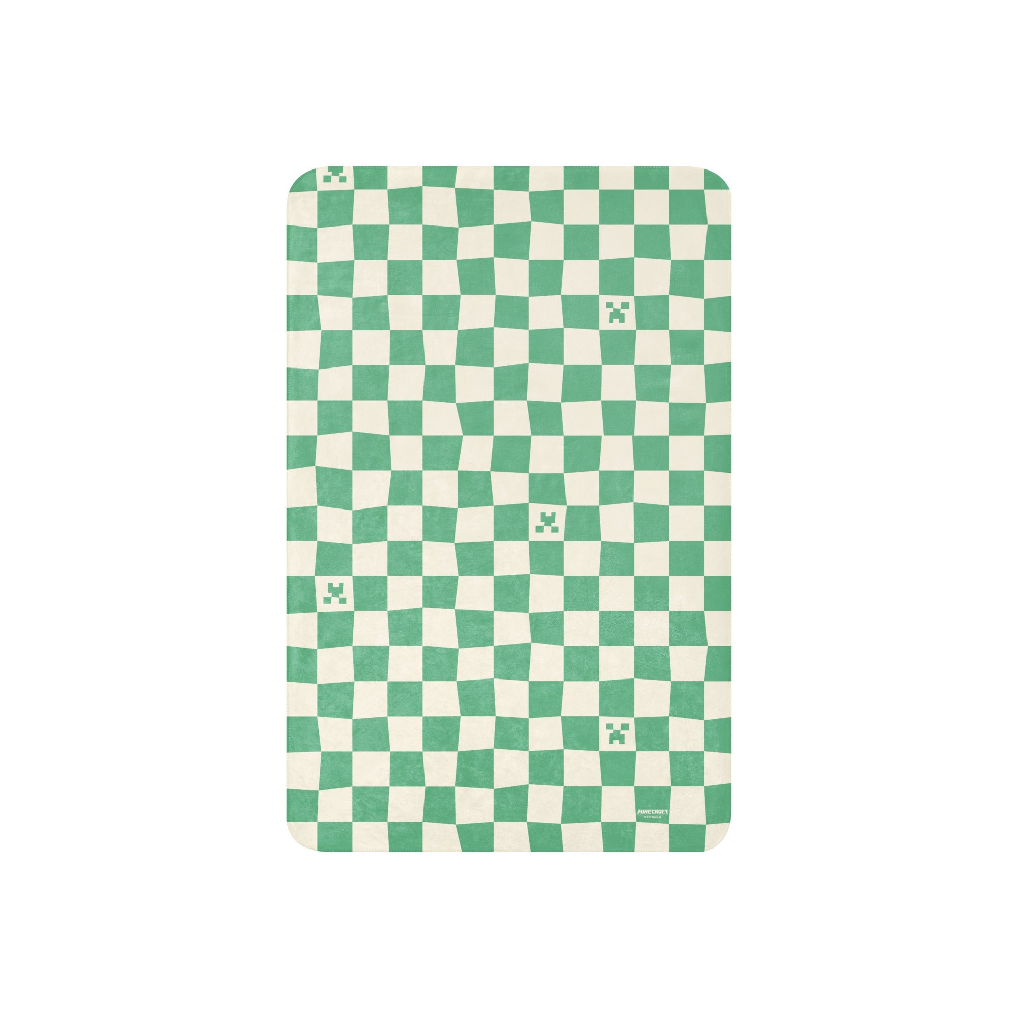 Minecraft Blanket Creeper Picnic Pattern