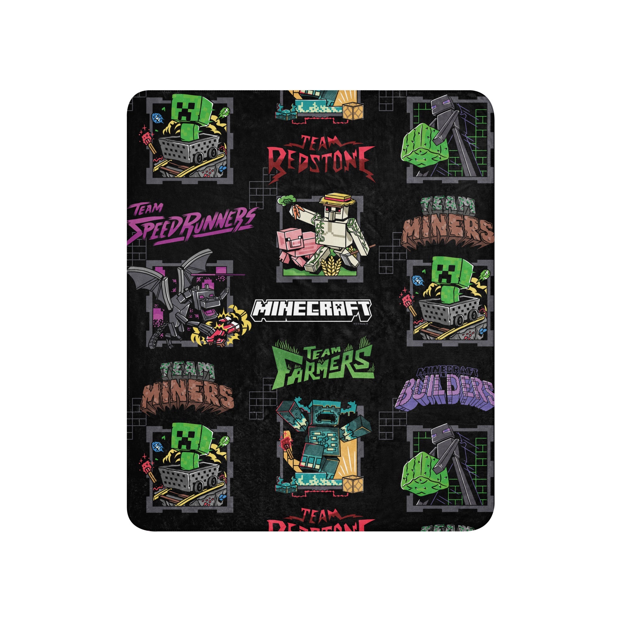 Minecraft Sherpa Blanket Mascot
