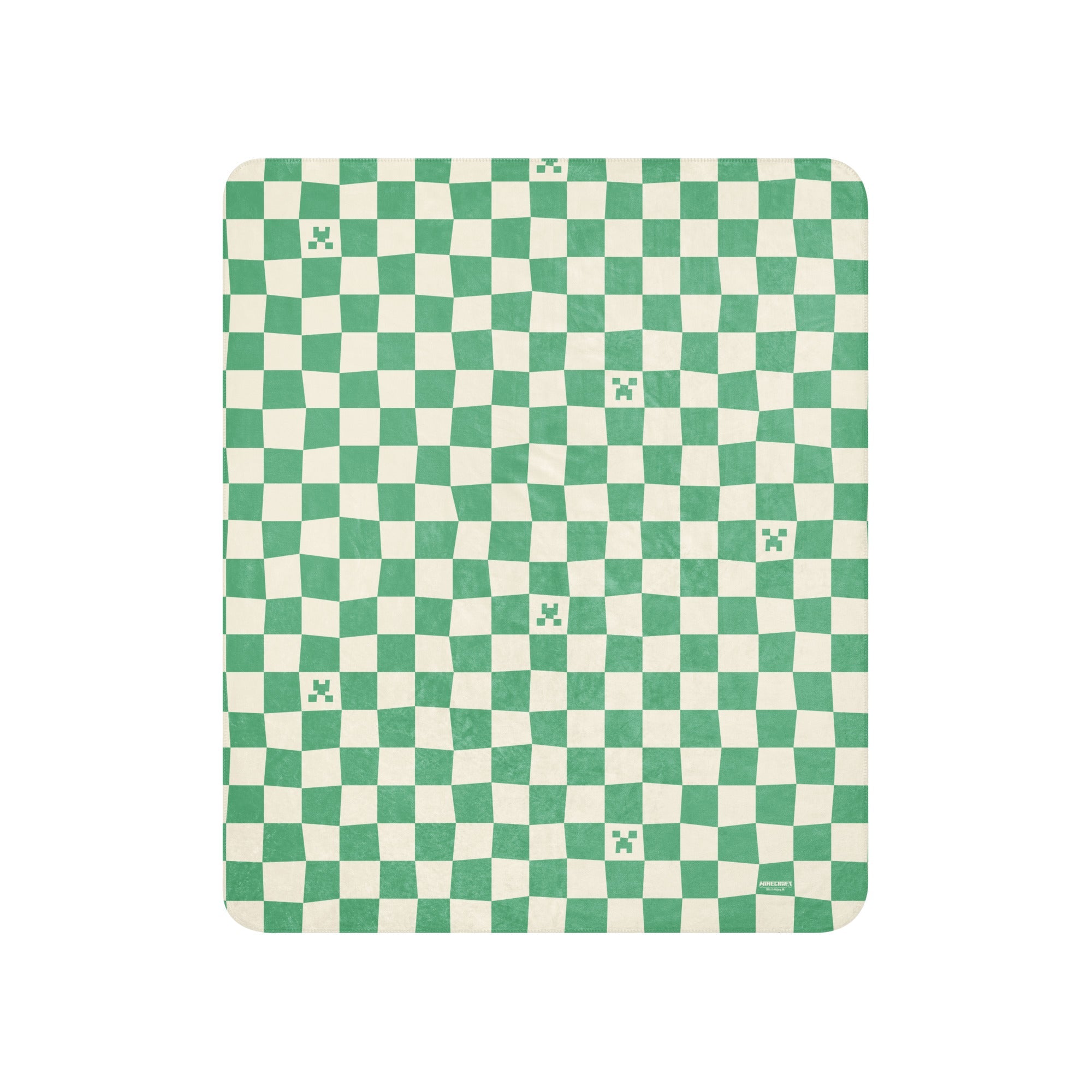 Minecraft Blanket Creeper Picnic Pattern