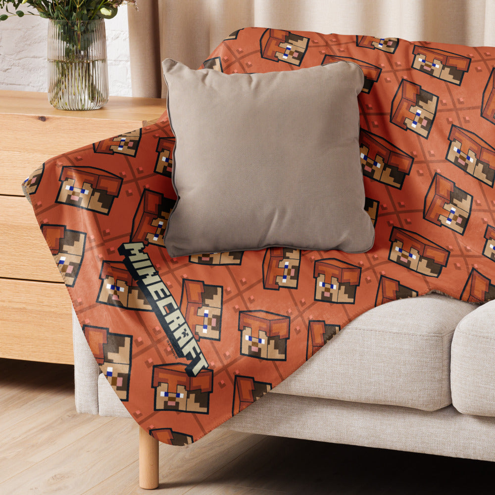 Minecraft The Copper Age Premium Sherpa Blanket
