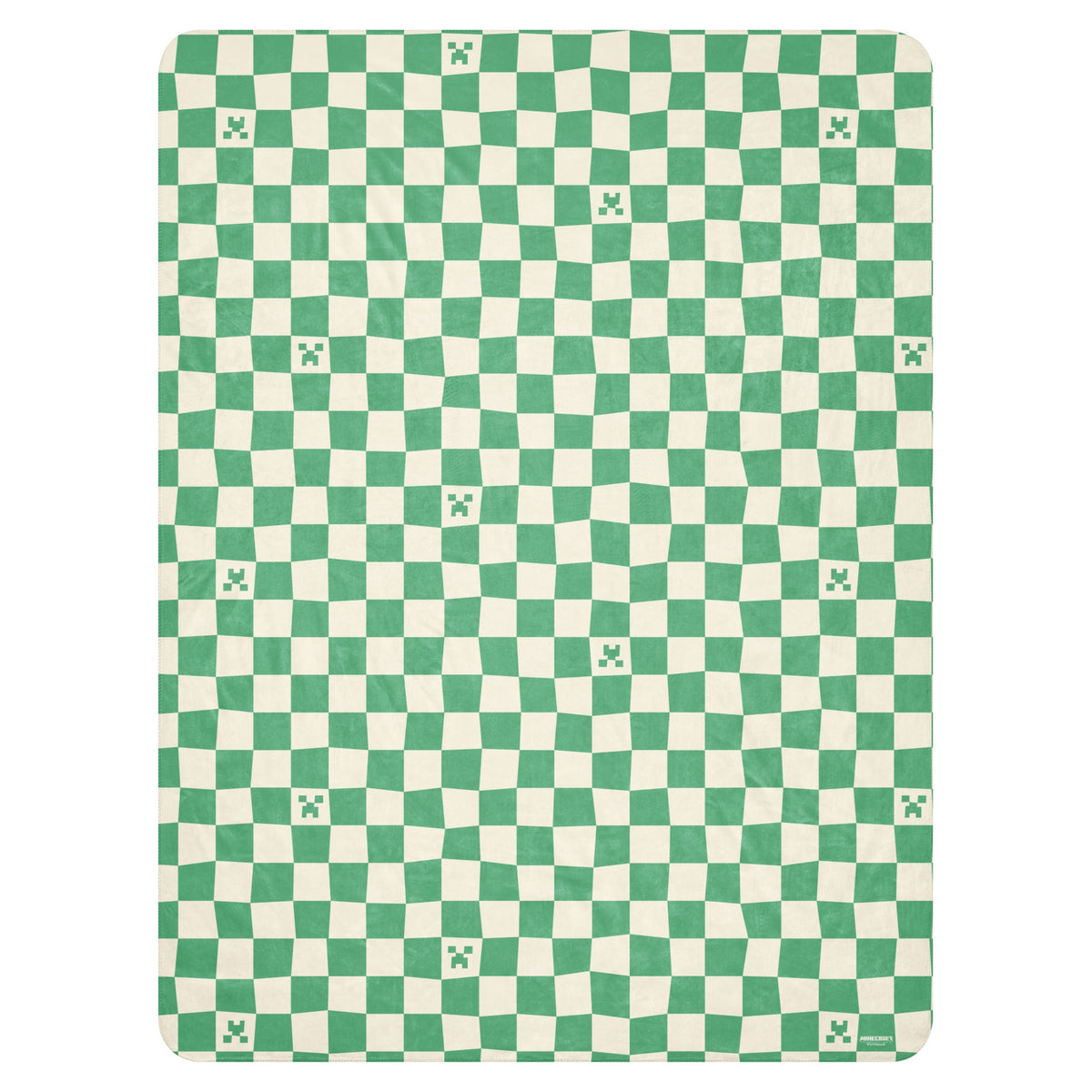 Minecraft Blanket Creeper Picnic Pattern