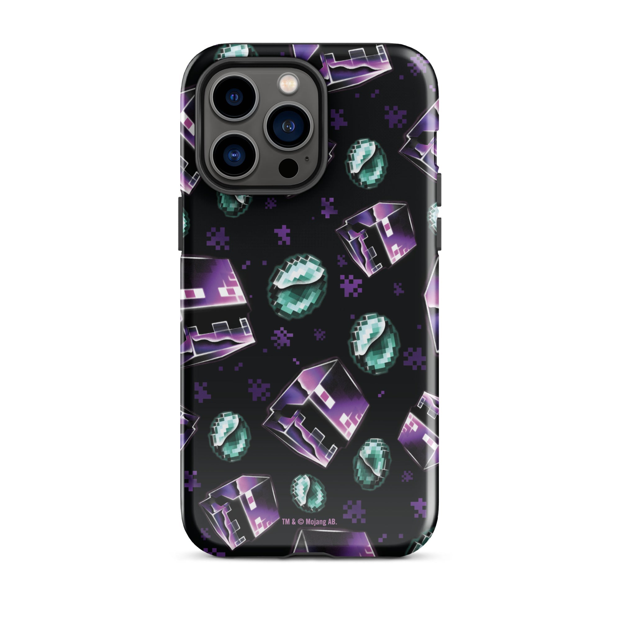 Minecraft iPhone Tough Case Don’t Look Pattern