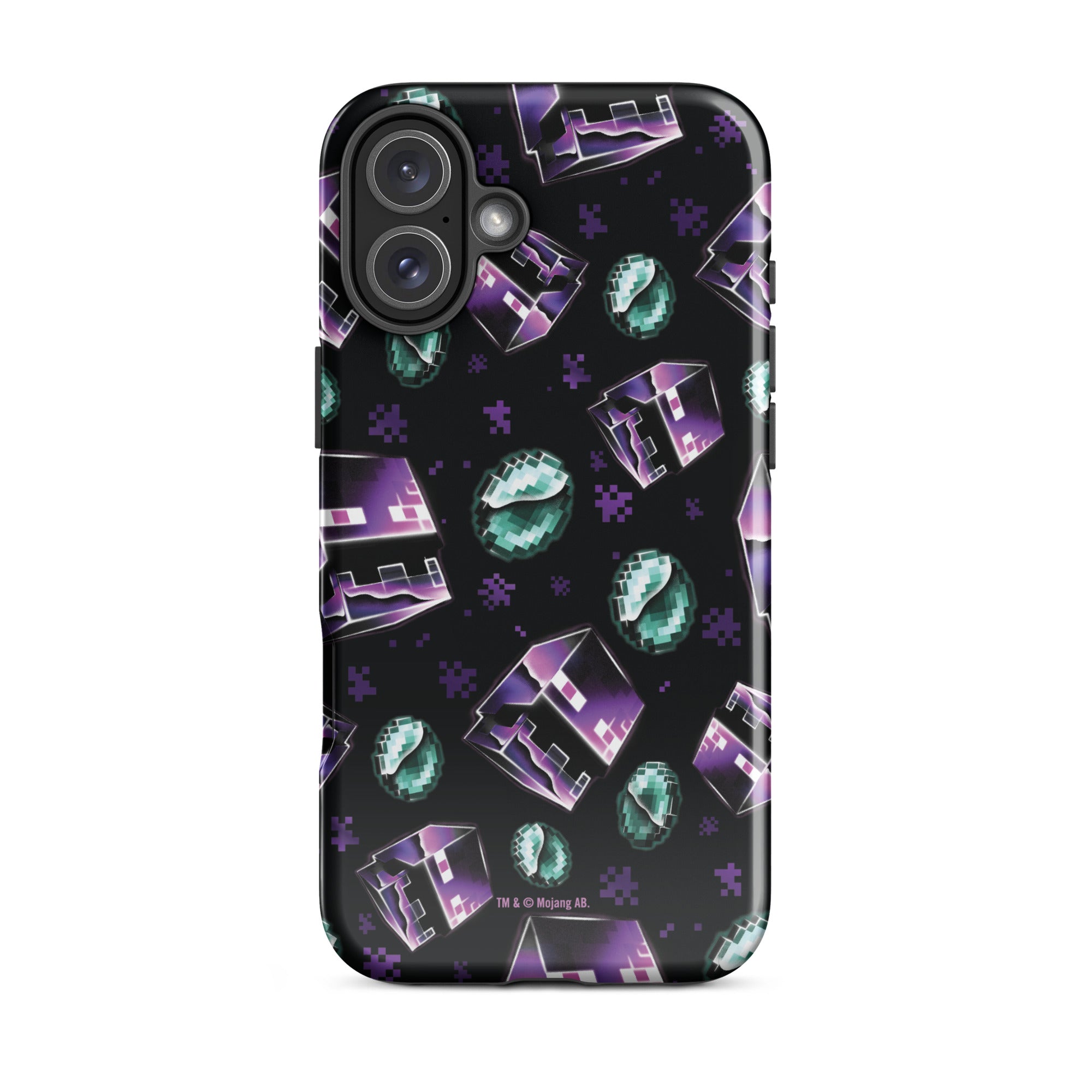 Minecraft iPhone Tough Case Don’t Look Pattern