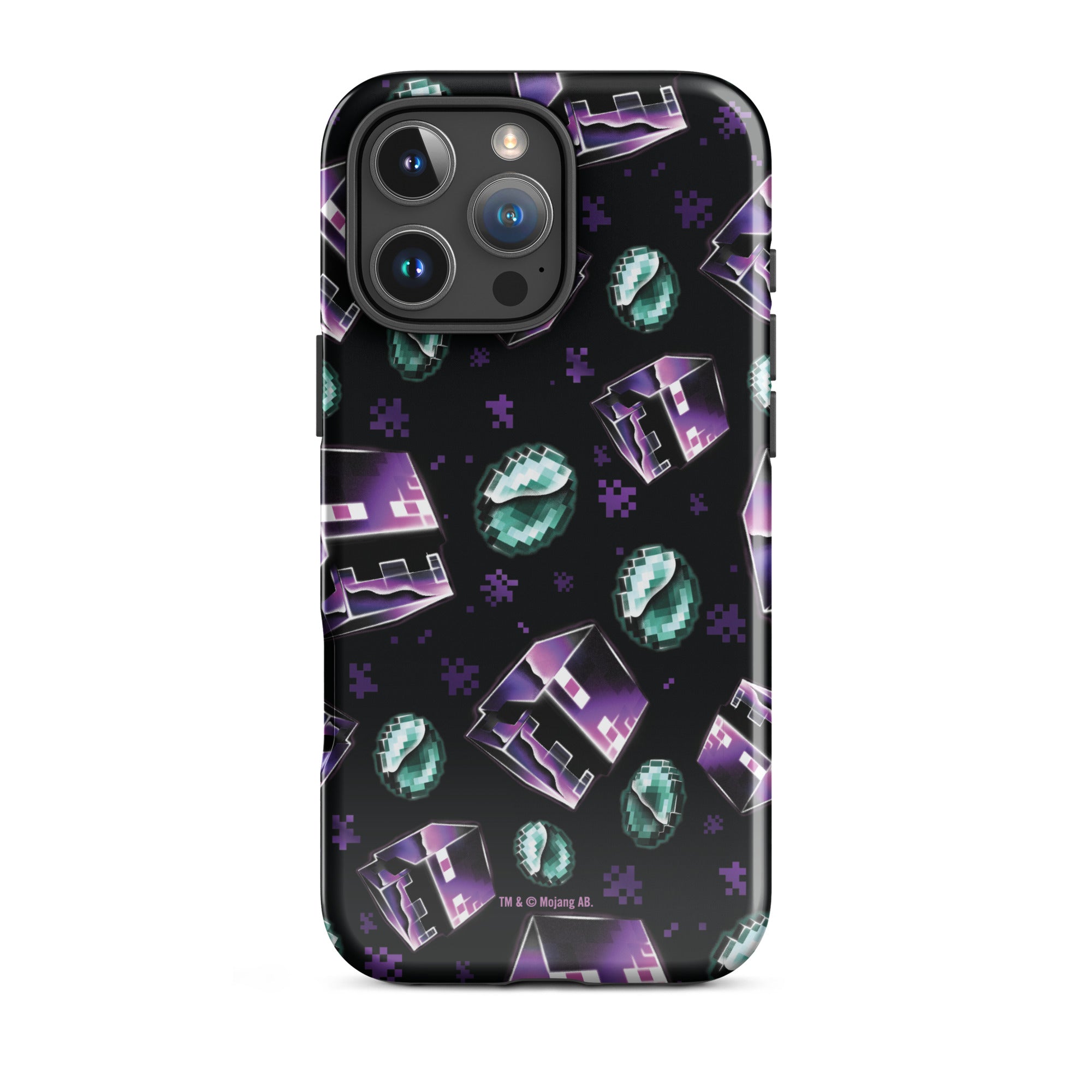 Minecraft iPhone Tough Case Don’t Look Pattern