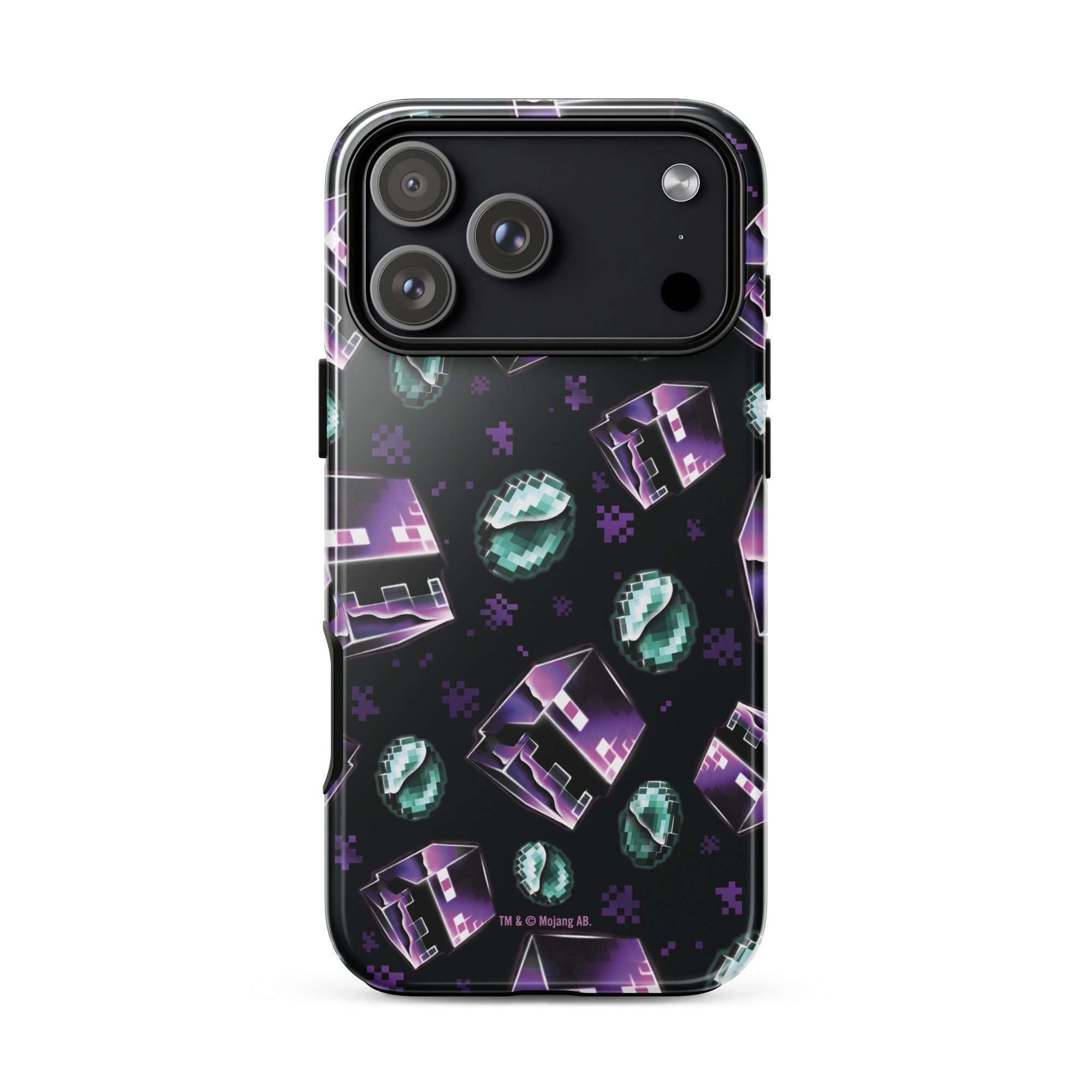 Minecraft iPhone Tough Case Don’t Look Pattern