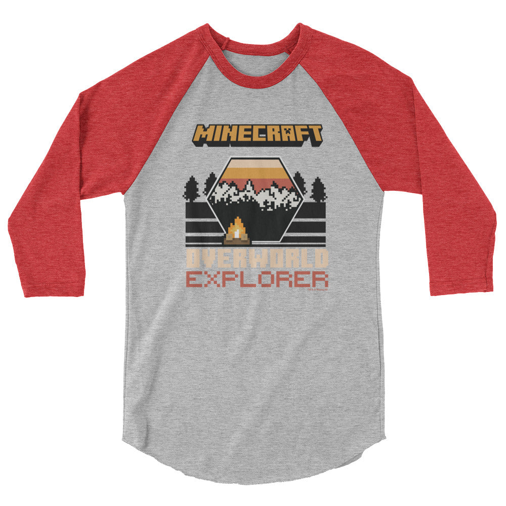 Minecraft Overworld Explorer Raglan