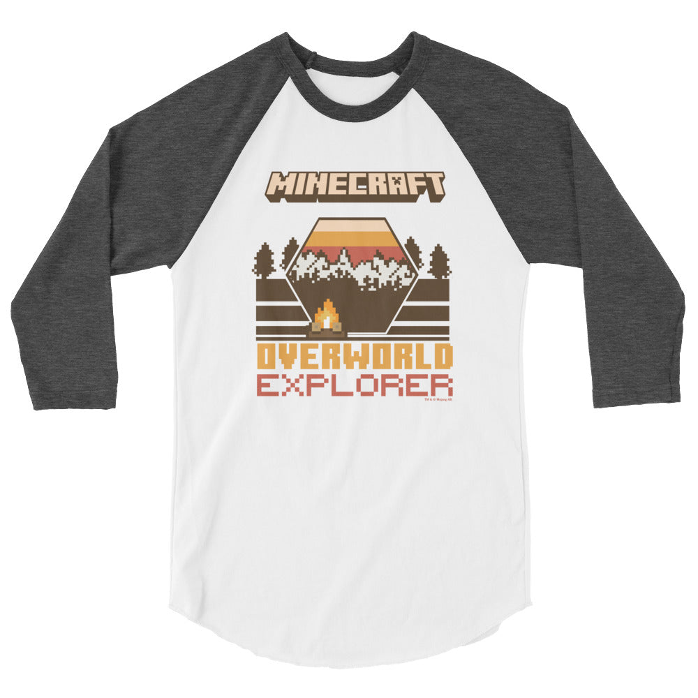 Minecraft Overworld Explorer Raglan