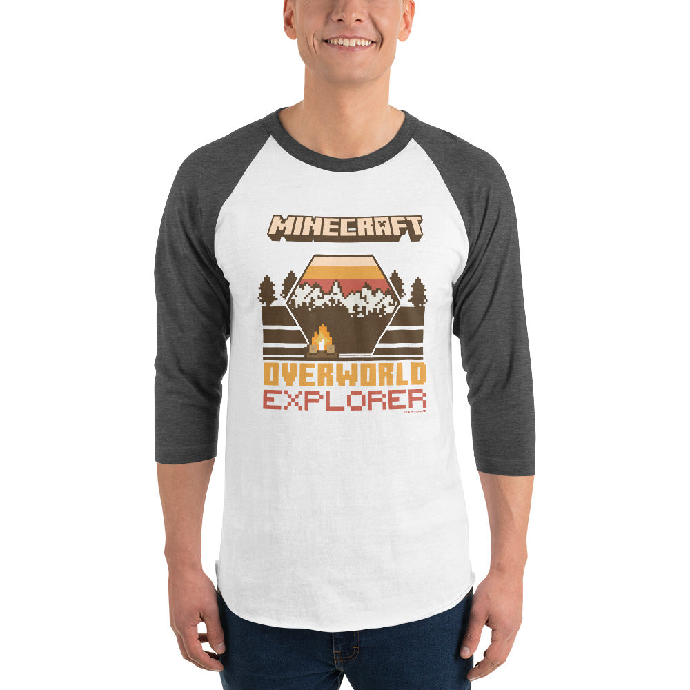 Minecraft Overworld Explorer Raglan