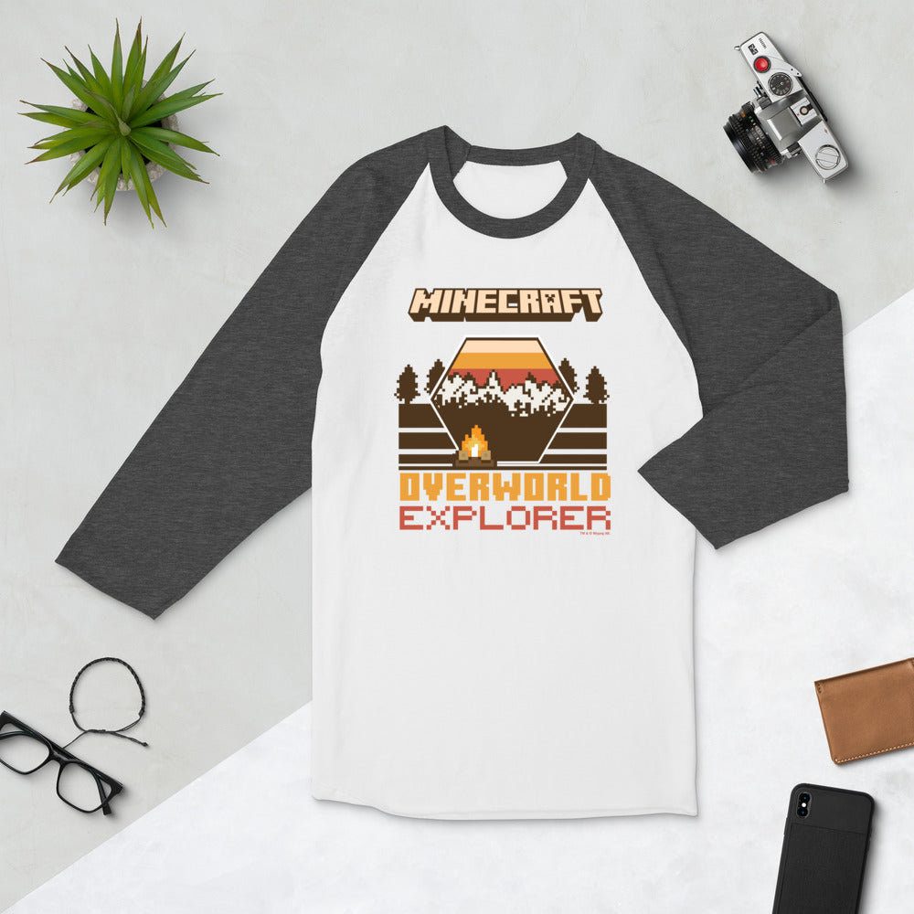 Minecraft Overworld Explorer Raglan
