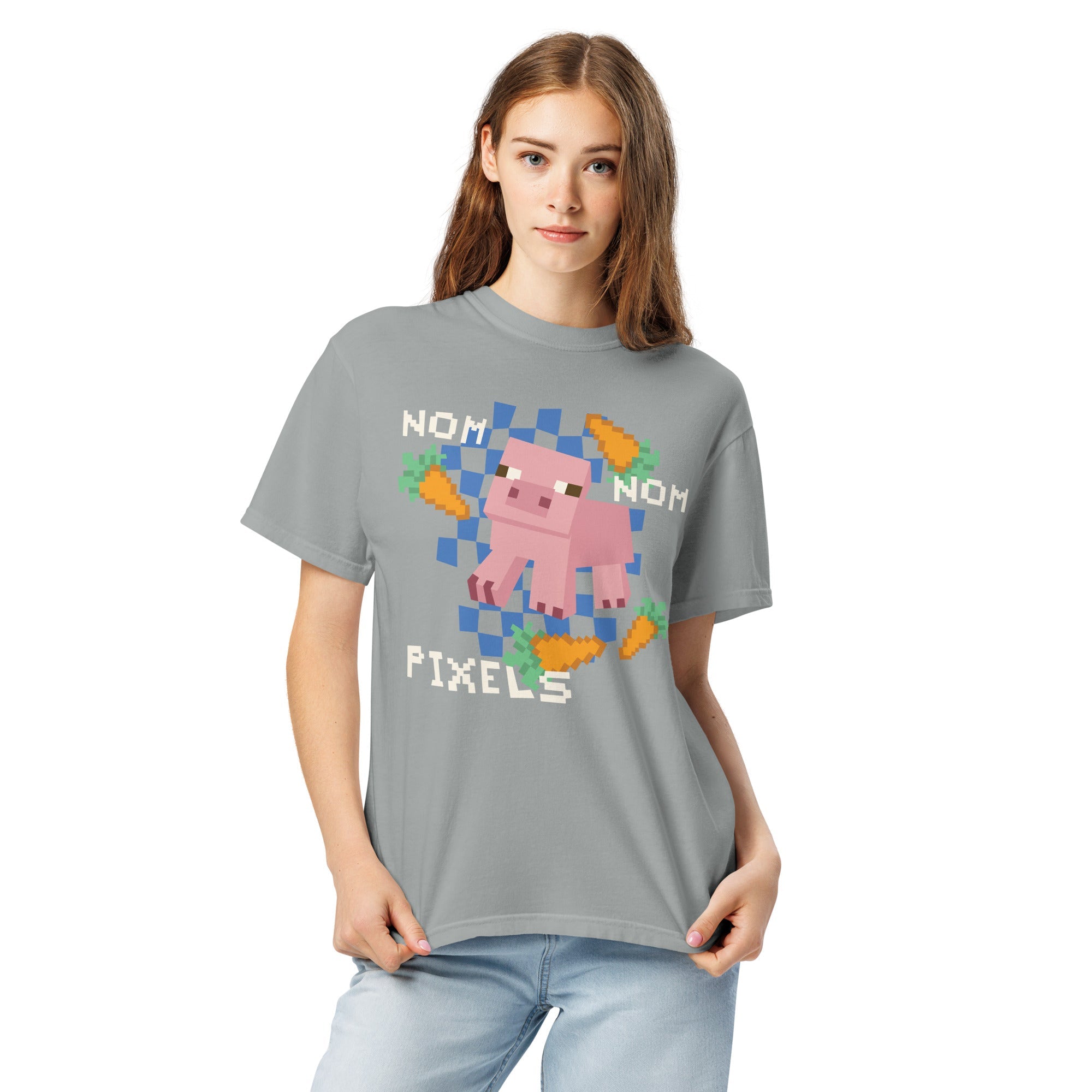 Minecraft Comfort Colors T-Shirt Nom Pixels