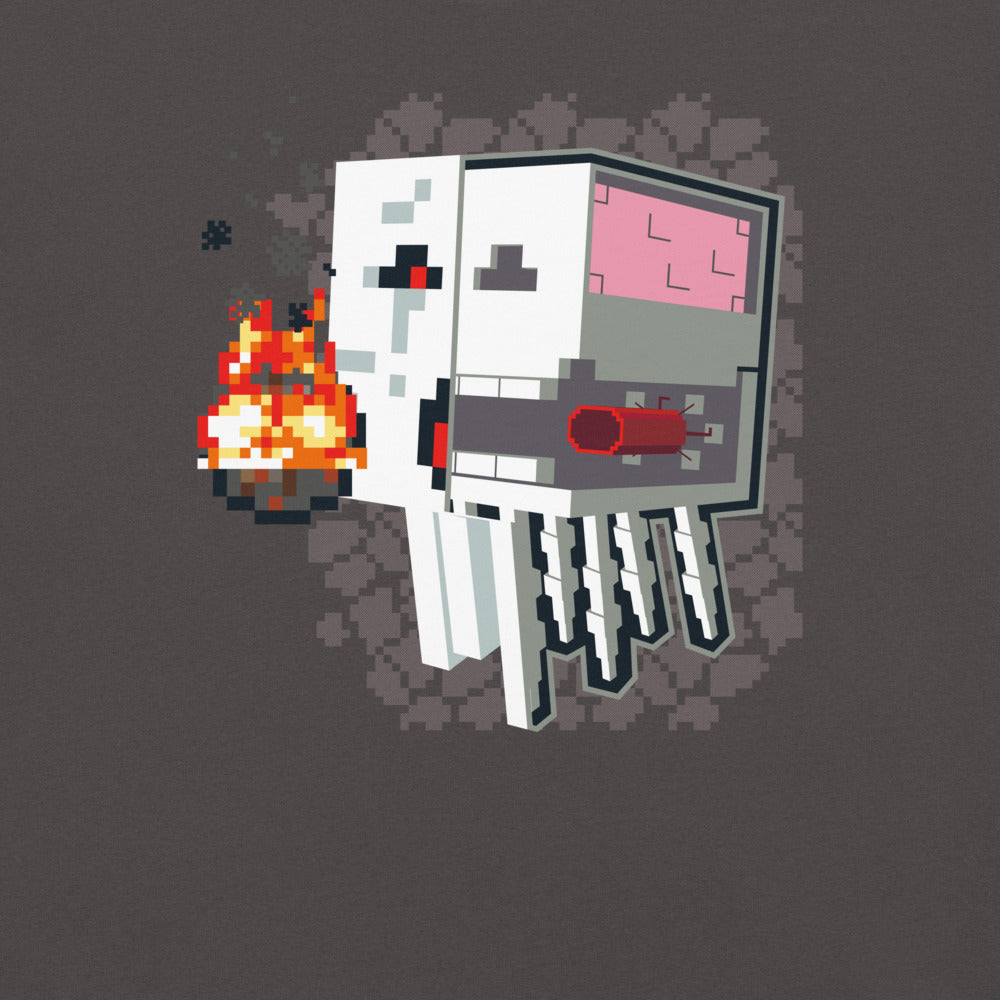 Minecraft Ghast Skeleton Unisex Comfort Colors T-Shirt